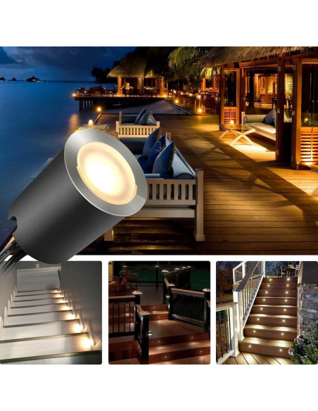 Kits de luces LED empotradas BEST LED 10 paquetes 32mm IP67
