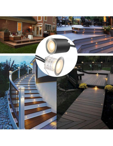 Kits de luces LED empotradas BEST LED 10 paquetes 32mm IP67