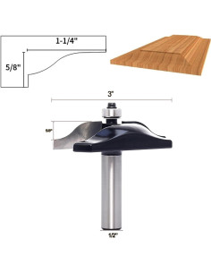 Fresa para Puertas de Armario SICWOOD 7.62 cm Ogee Carburo 2