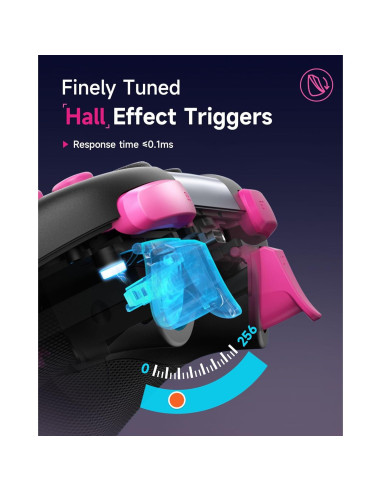 Controlador Inalámbrico EasySMX X05 para PC y Consolas - RGB