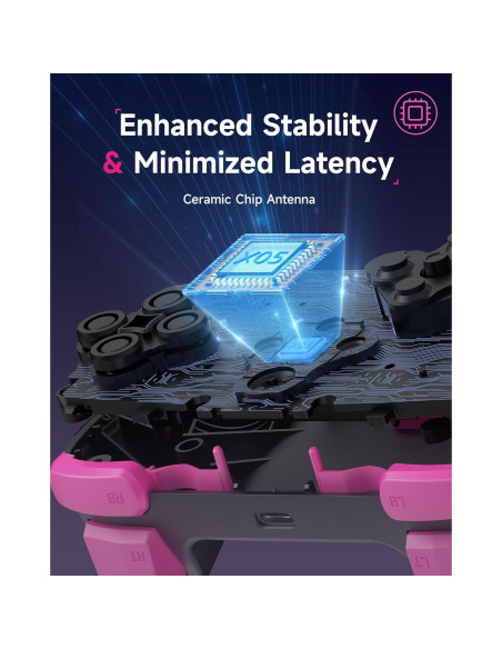 Controlador Inalámbrico EasySMX X05 para PC y Consolas - RGB Controlador Inalámbrico EasySMX X05 para PC y Consolas - RGB
