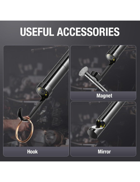 Cámara Borescopio Teslong USB-C 3m con 8 LEDs a Prueba de Agua