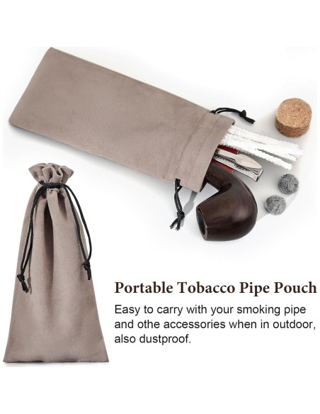 Kit de Accesorios para Pipa Joyoldelf - 10 Bolas, 50 Limpiapipas, 20 Filtros 9mm