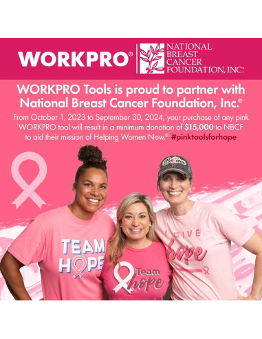 Taladro Inalámbrico WORKPRO 12V Rosa con Accesorios