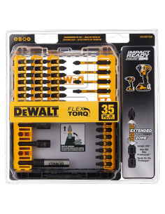 Juego de Puntas de Destornillador DEWALT 35 Piezas DWA2NGFT35IR
