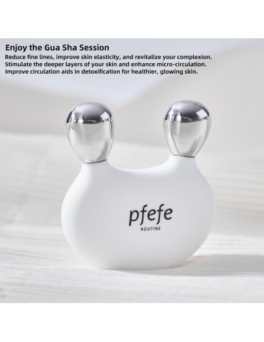 Gua Sha Conejo PFEFE Acero Inoxidable Masajeador Facial