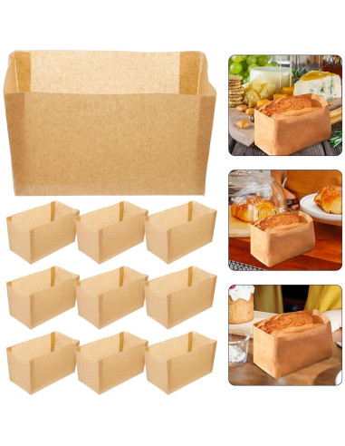 Forros de Pan Desechables Kichvoe 50pcs 19x13.5cm Antiadherentes