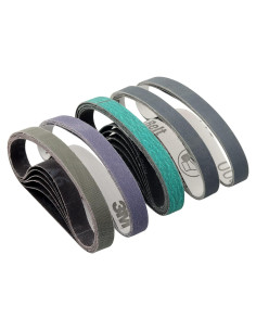 30 Cintas de Afilado 1.27x30.48 cm Work Sharp Granos Variados