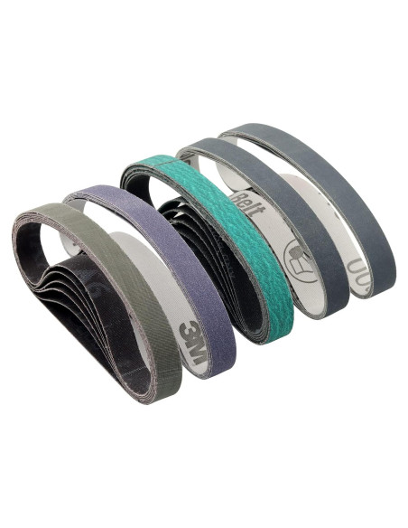 30 Cintas de Afilado 1.27x30.48 cm Work Sharp Granos Variados