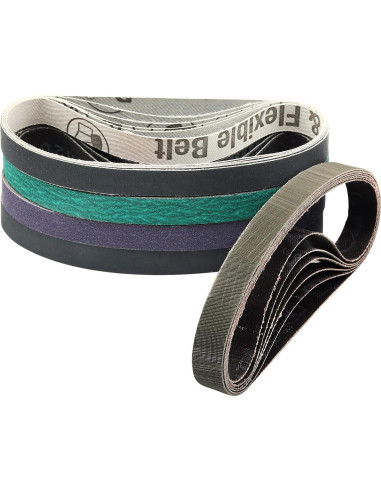 30 Cintas de Afilado 1.27x30.48 cm Work Sharp Granos Variados