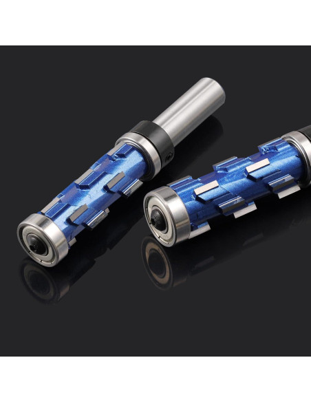 Fresa de Recorte Flush 12 mm Vástago HOZLY 12 Filos 19 mm