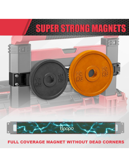 Soporte Magnético BPOPO para Caja Herramientas Packout 40.6cm
