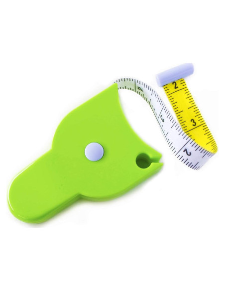 Cinta Métrica Perfecta Telescópica 2.1 m Verde - Medición Cuerpo