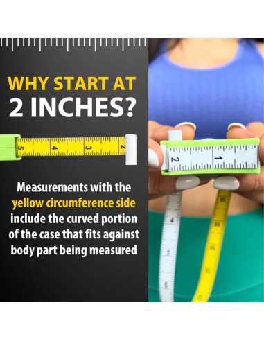 Cinta Métrica Perfecta Telescópica 2.1 m Verde - Medición Cuerpo