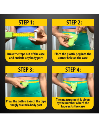 Cinta Métrica Perfecta Telescópica 2.1 m Verde - Medición Cuerpo