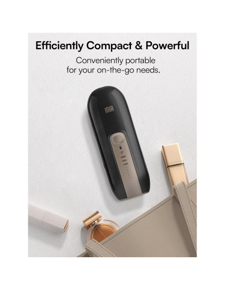 Depiladora Láser IPL INIA D-1198 para Cuerpo y Cara - Negro