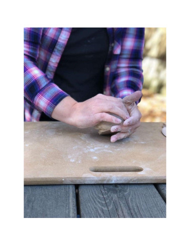 Juego de 5 Tablas de Amasado de Cerámica Penguin - Portátiles