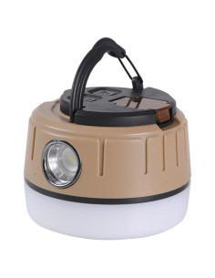 Linterna de Camping LED Recargable BY-J 310LM 4 Modos Beige