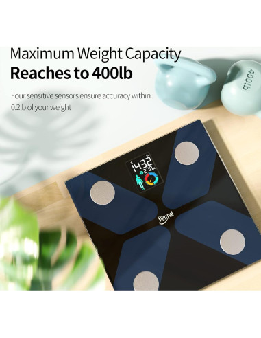 Combo Balanza Inteligente Slimpal y Cinta Métrica de Grasa Corporal