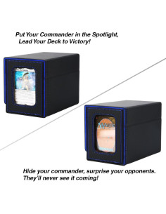 Caja de Deck Venssu para Commander con Soporte y Divisores 2