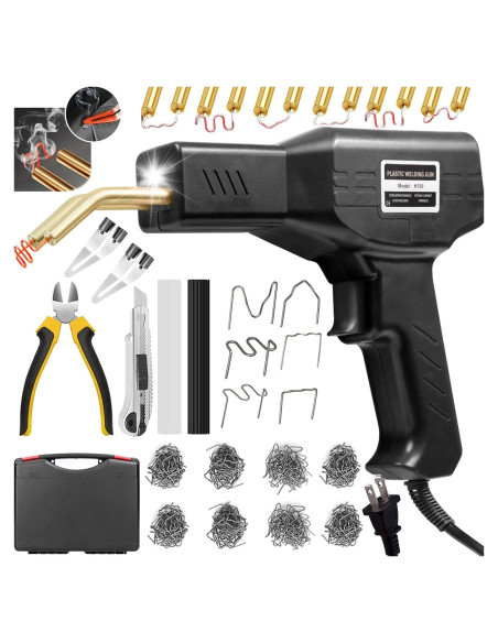 Kit de Soldador de Plástico 150W Ghguole con 1000 Grapas