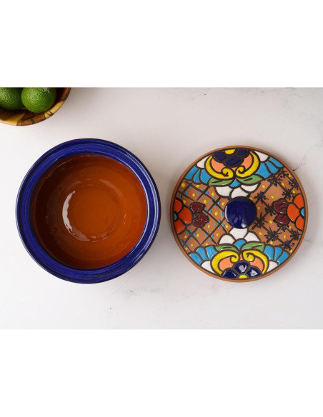 Calentador de Tortillas Cerámica Enchanted Talavera 20.32 cm