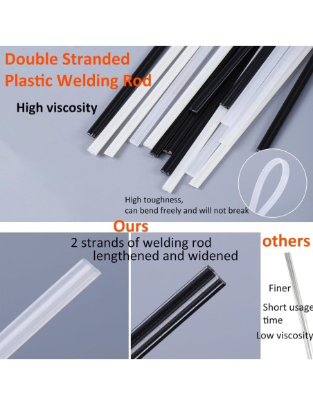 Kit de Soldador de Plástico 150W Ghguole con 1000 Grapas