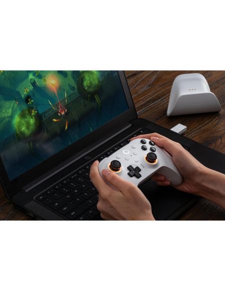 Controlador Bluetooth 8BitDo Ultimate 2 para Switch y PC - Negro