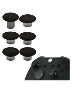 Reemplazo 6 en 1 Thumbsticks Magnéticos Xbox Elite 2 Negro