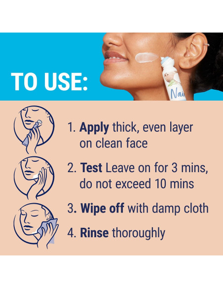 Crema Exfoliante Nair para Vello Facial Mujeres 68g Crema Exfoliante Nair para Vello Facial Mujeres 68g