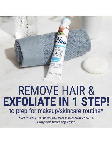 Crema Exfoliante Nair para Vello Facial Mujeres 68g