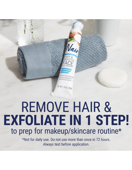 Crema Exfoliante Nair para Vello Facial Mujeres 68g Crema Exfoliante Nair para Vello Facial Mujeres 68g