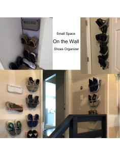 Organizadores de zapatos colgantes Laugh Cat - Paquete de 4 2