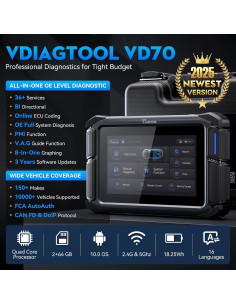 VDIAGTOOL VD70 Escáner OBD2 Bidireccional con 36+ Funciones 2