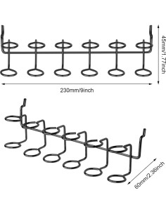 Soportes de herramientas Ripeng para tablero de clavijas, 4 piezas 2