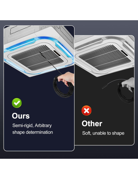 Cámara Endoscópica Doble Lente Pipirich 1920P HD 5.03m IP67