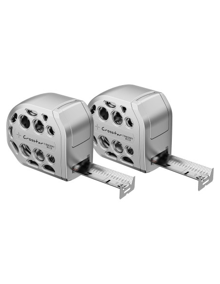 Cinta Métrica Magnética Crosstar 2 Pack 7.62m Doble Cara
