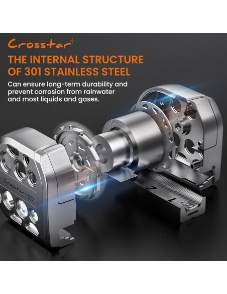 Cinta Métrica Magnética Crosstar 2 Pack 7.62m Doble Cara