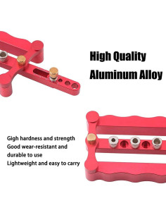Plantilla de Perforación Joywayus Dowel 6/8/10mm Ajustable 2