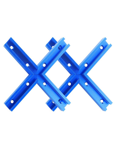 T-Tracks de Aluminio para Carpintería Bikykose - 2 Paquete