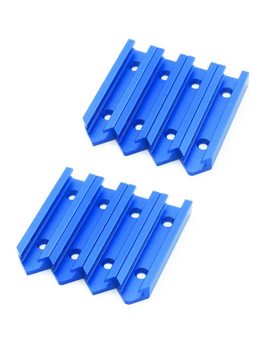 T-Tracks de Aluminio para Carpintería Bikykose - 2 Paquete