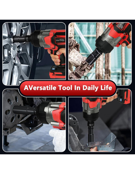 Llave de impacto inalámbrica 3/4" Srhvfuyr 1500FT-LBS 18V