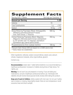 Suplemento Gestor de Cortisol Integrative Therapeutics 30 Tabletas 2
