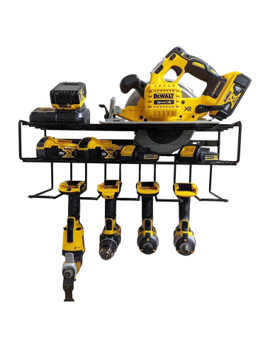 Estante Flotante C2M de Acero para Garaje 3 Estantes 45 kg