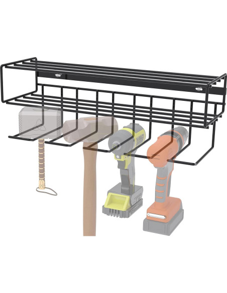 Estante Flotante C2M de Acero para Garaje 3 Estantes 45 kg