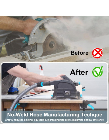 Kit de Manguera de Aspiradora Onylraep 12 Pies 5 Adaptadores