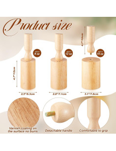 Moldes de Cerámica Juexica para Tazas 3 Pcs 6.35-7.87 cm 2