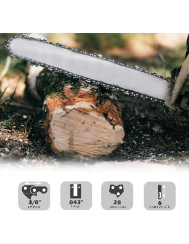 Cadena de Motosierra 6" YETTAT Compatible Milwaukee M18 Fuel