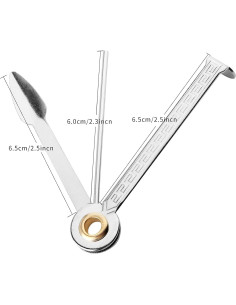 Juego de 5 Herramientas de Limpieza de Tubos Golden Pearl 3 en 1 2