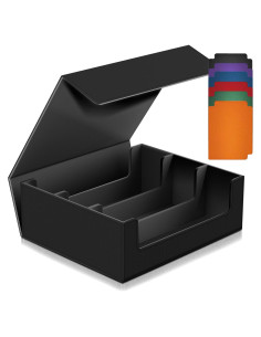 Caja de Almacenamiento de Cartas Trading Superaimi 1800+ Negra